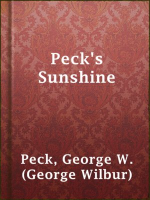 cover image of Peck's Sunshine
